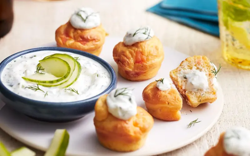 MUFFINS TZATZIKI